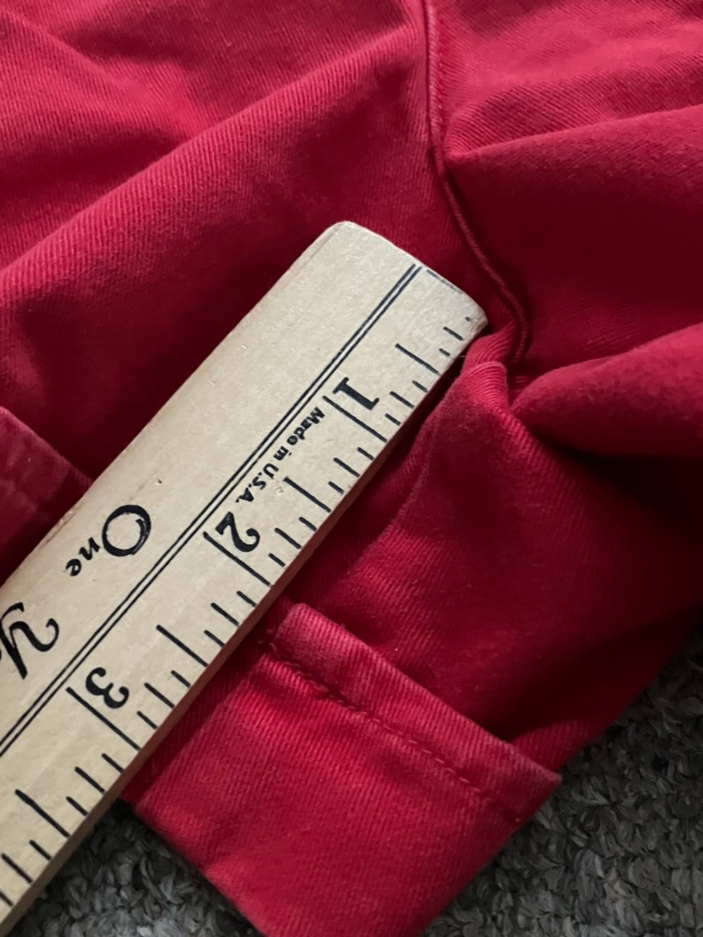 Women’s Red Abercrombie Shorts Size 8 - Picture 9 of 9